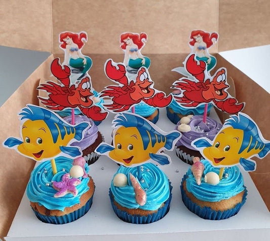 Princess Ariel Cup Cakes V7