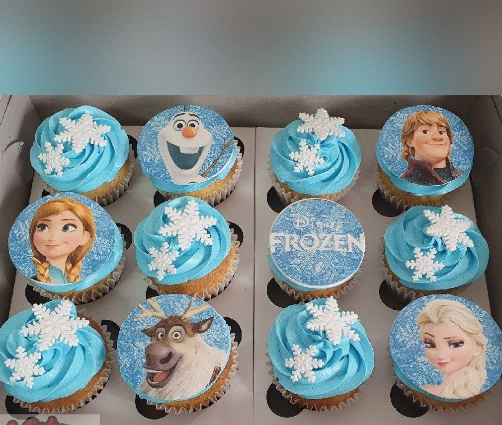 Frozen Elsa Cup Cakes V8